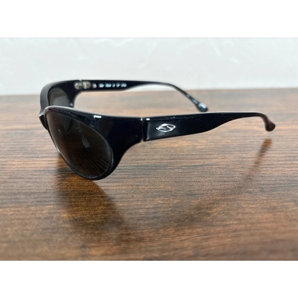 Smith Salsa Polarized Glass Lens Black Wrap Sunglasses Sporty Black Frames